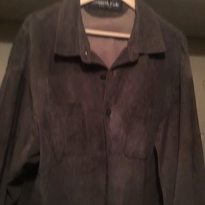 This is a real Authentic  suede Kenneth Cole shirt